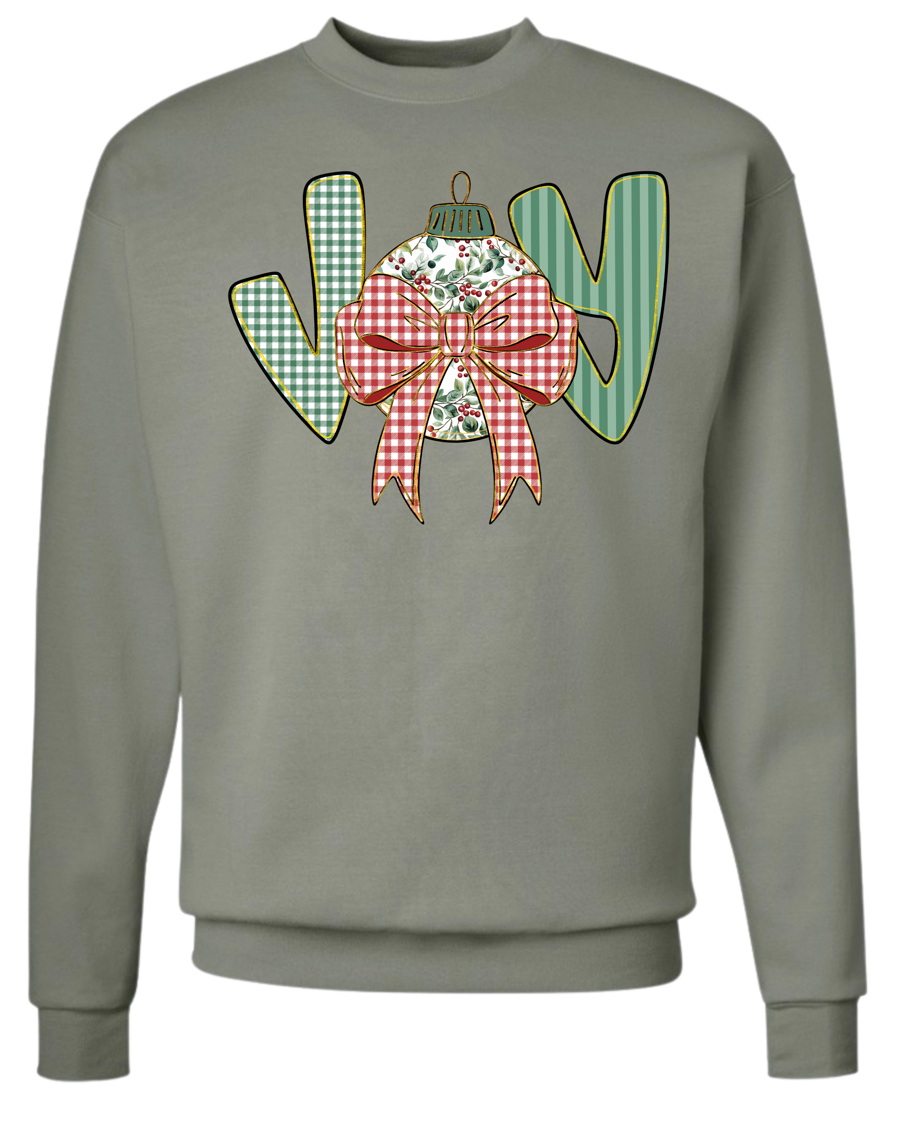 joy in gingham - sweater