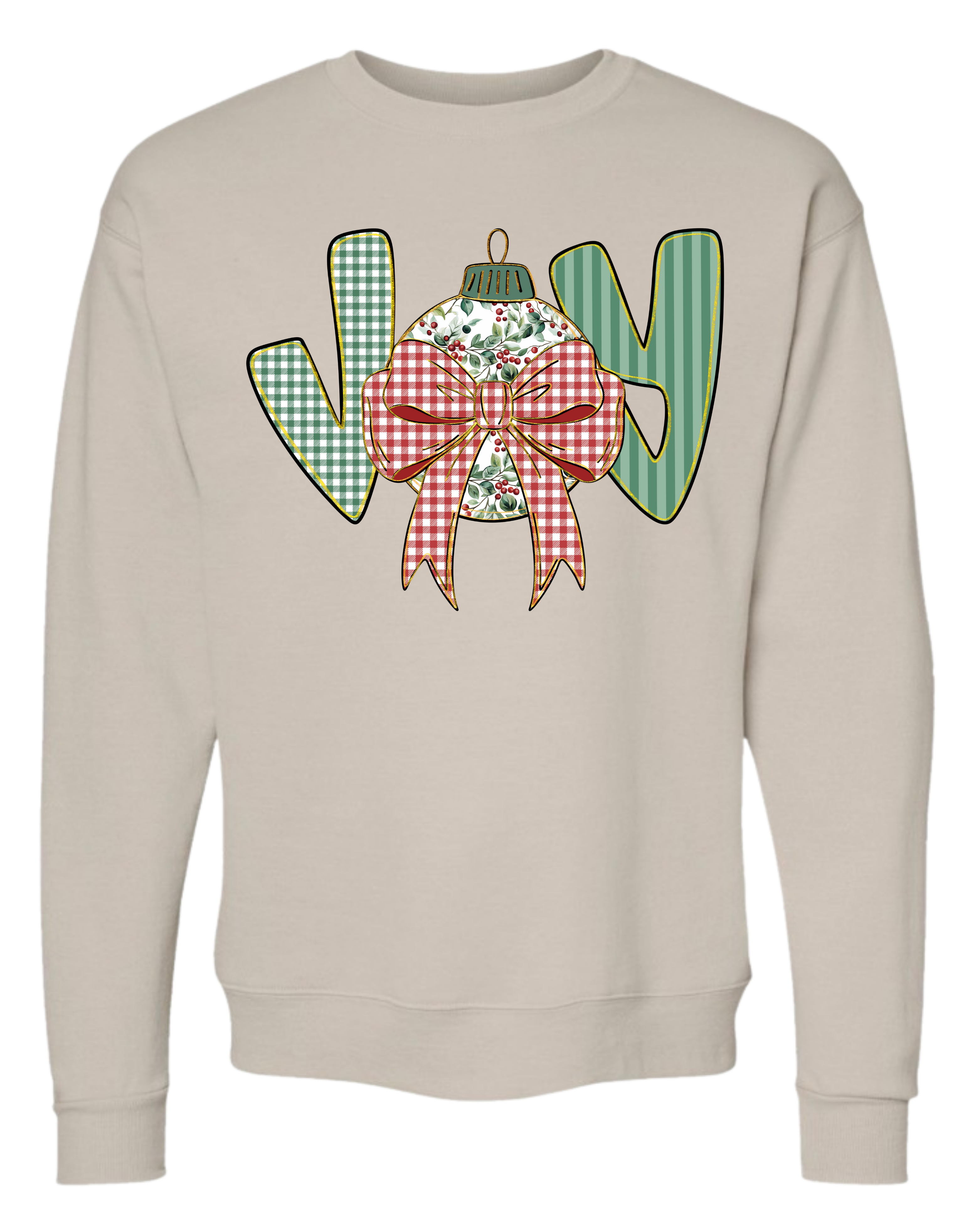 joy in gingham - sweater