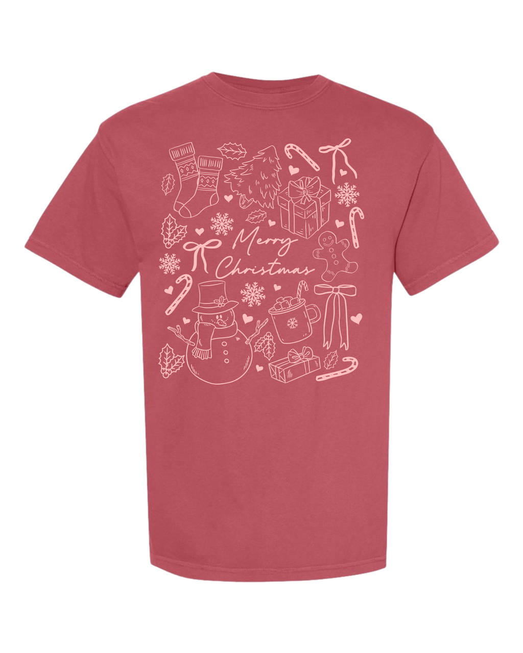 light pink doodle - kids