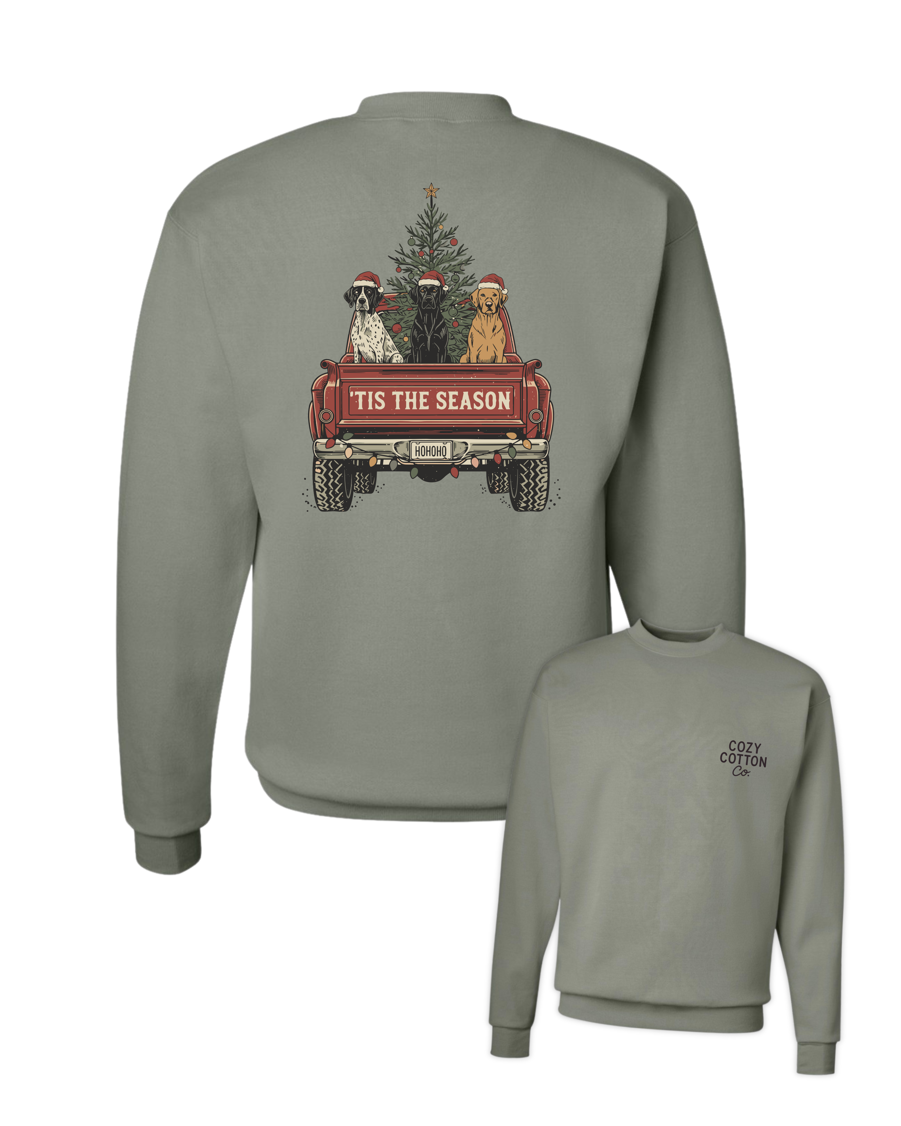 paws and pines - sweater