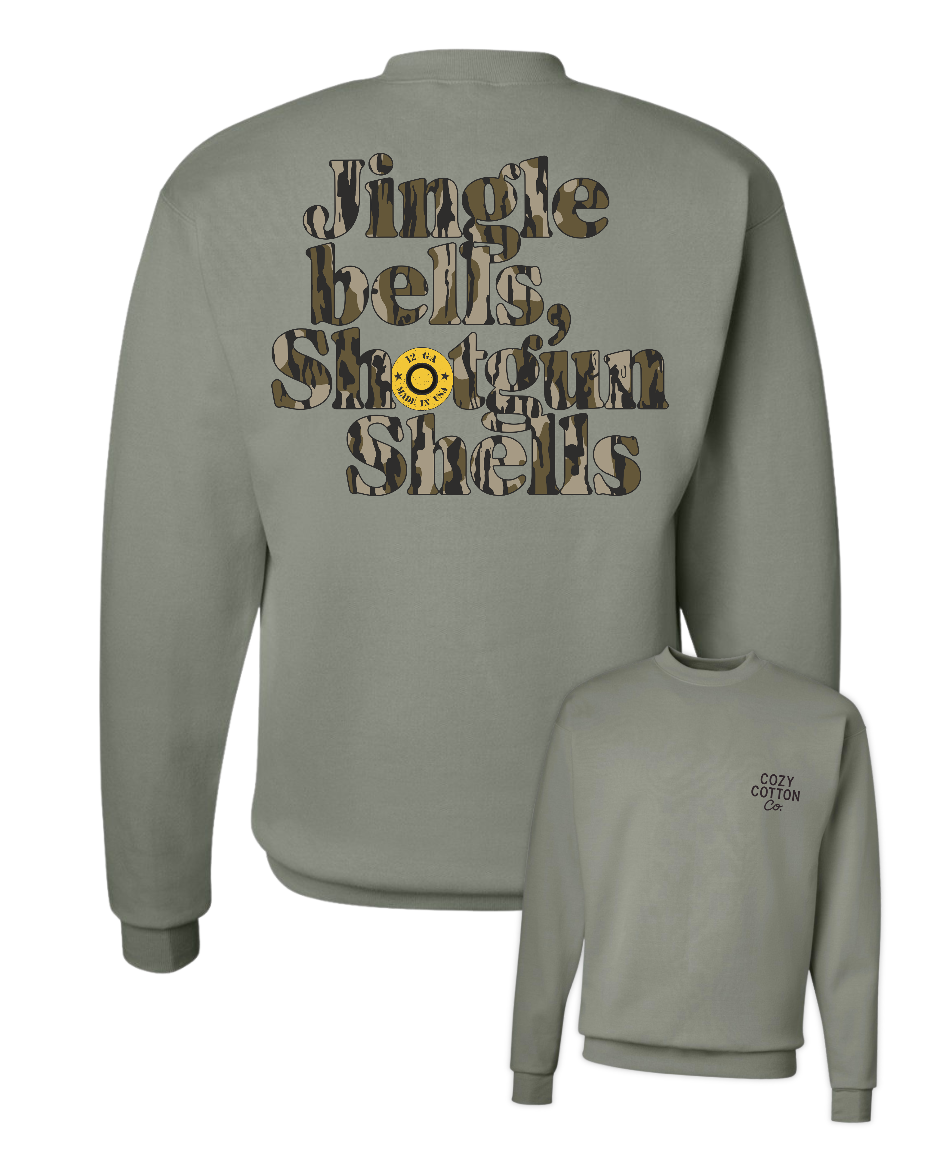 jingle bells, shotgun shells - sweater