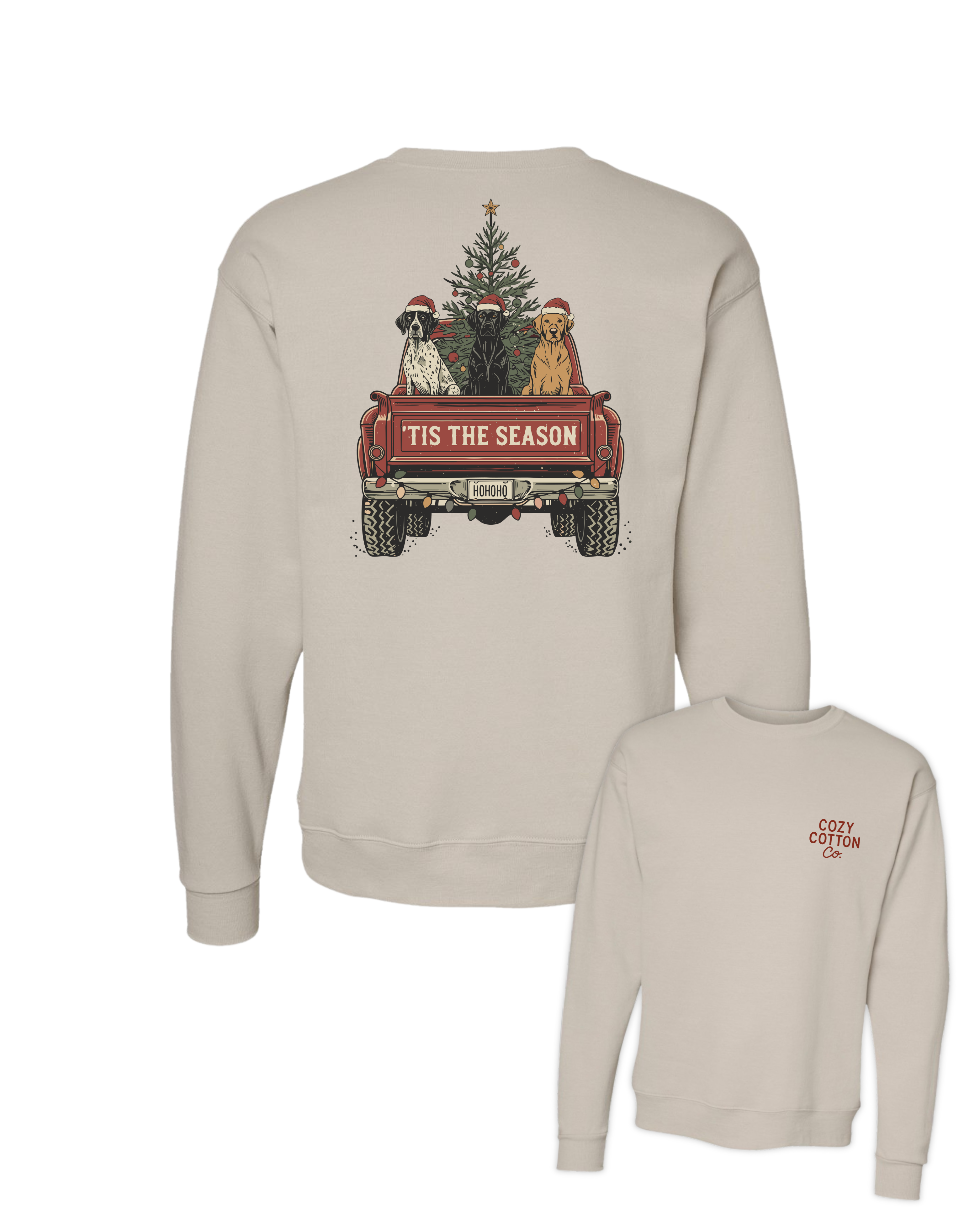 paws and pines - sweater